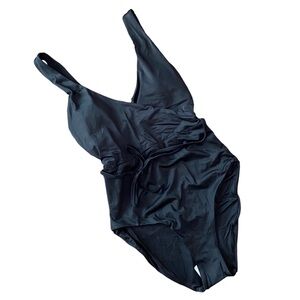 NWT Andie The Belmar One Piece Swimsuit Black Small